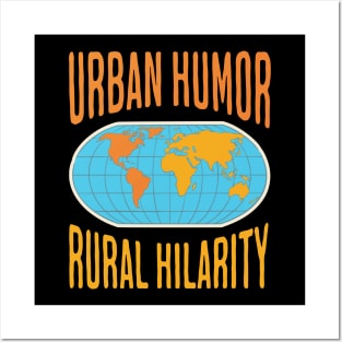 Urban Humor, Rural Hilarity - Human Geography Posters and Art